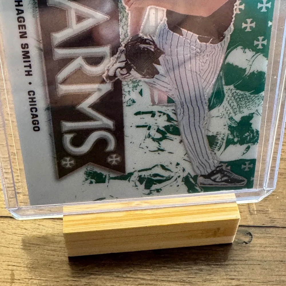 Panini Baseball Card Hagen Smith Green Call to Arms Prizm Serial 055/249 No 7